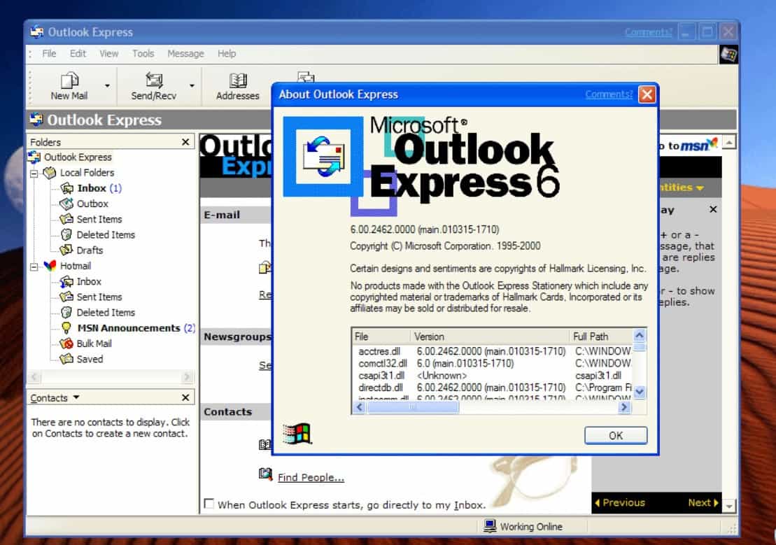 Cómo descargar y utilizar Outlook Express en Windows 10, 8 o 7